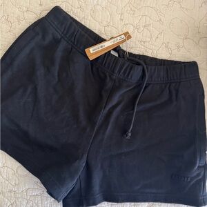 SKIMS cotton fleece Black Casual Shorts
